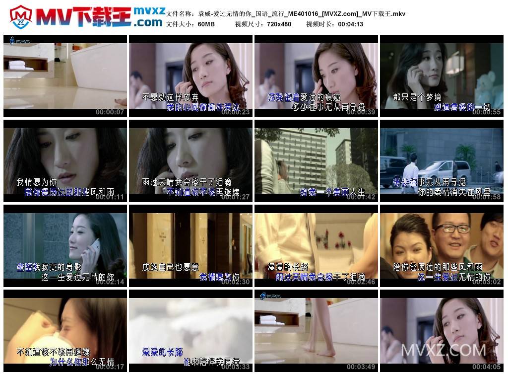袁威-爱过无情的你_国语_流行_ME401016